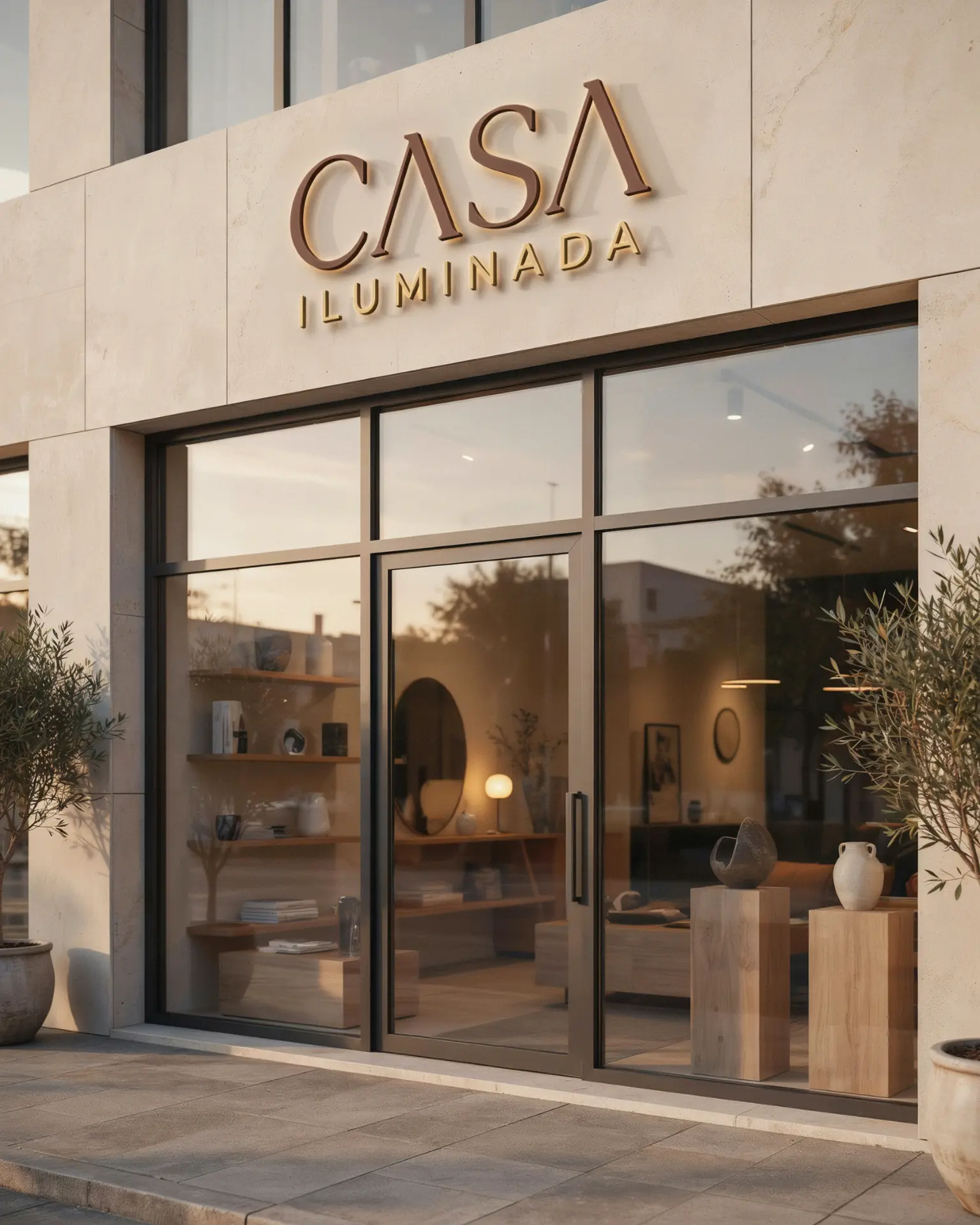 Fachada del futuro local de Casa Iluminada